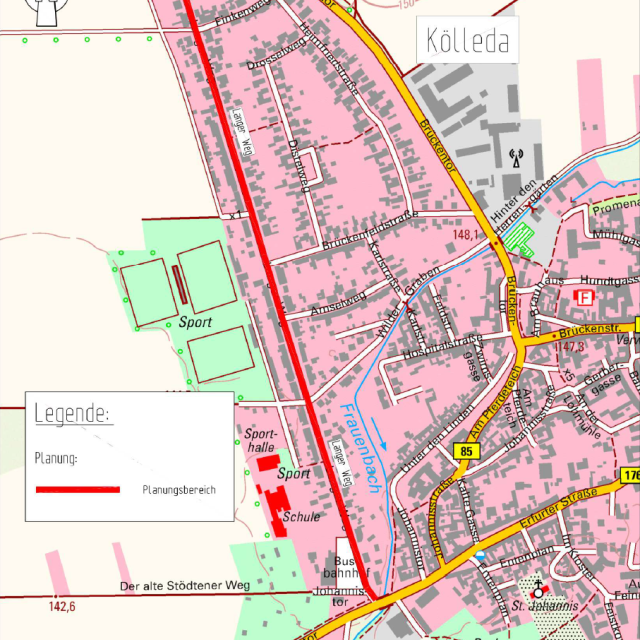 Ausbau der innerörtlichen Straße 