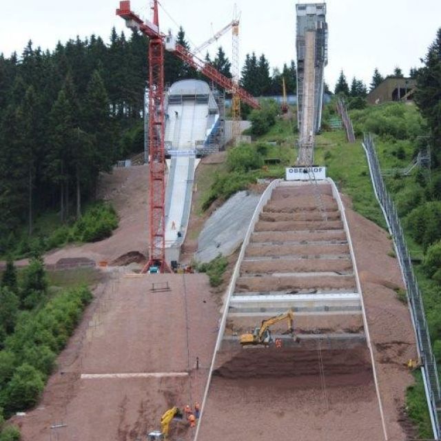 Modernisierung der Schanzenanlage im Kanzlersgrund Oberhof 