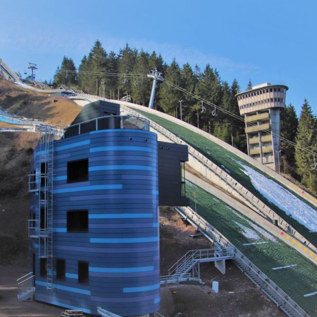 Ersatzbau Trainer- und Sprungrichterturm im Kanzlersgrund Oberhof 